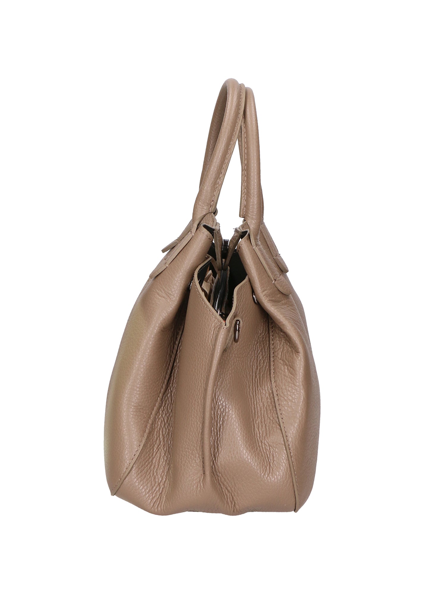 Vincenza Borsa a mano da donna Vera pelle 06898-D40 TAUPE Chiara Ferretti