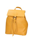 Lorentina 06855-D36 SENAPE Zaino da donna in vera pelle MUSTARD Chiara Ferretti
