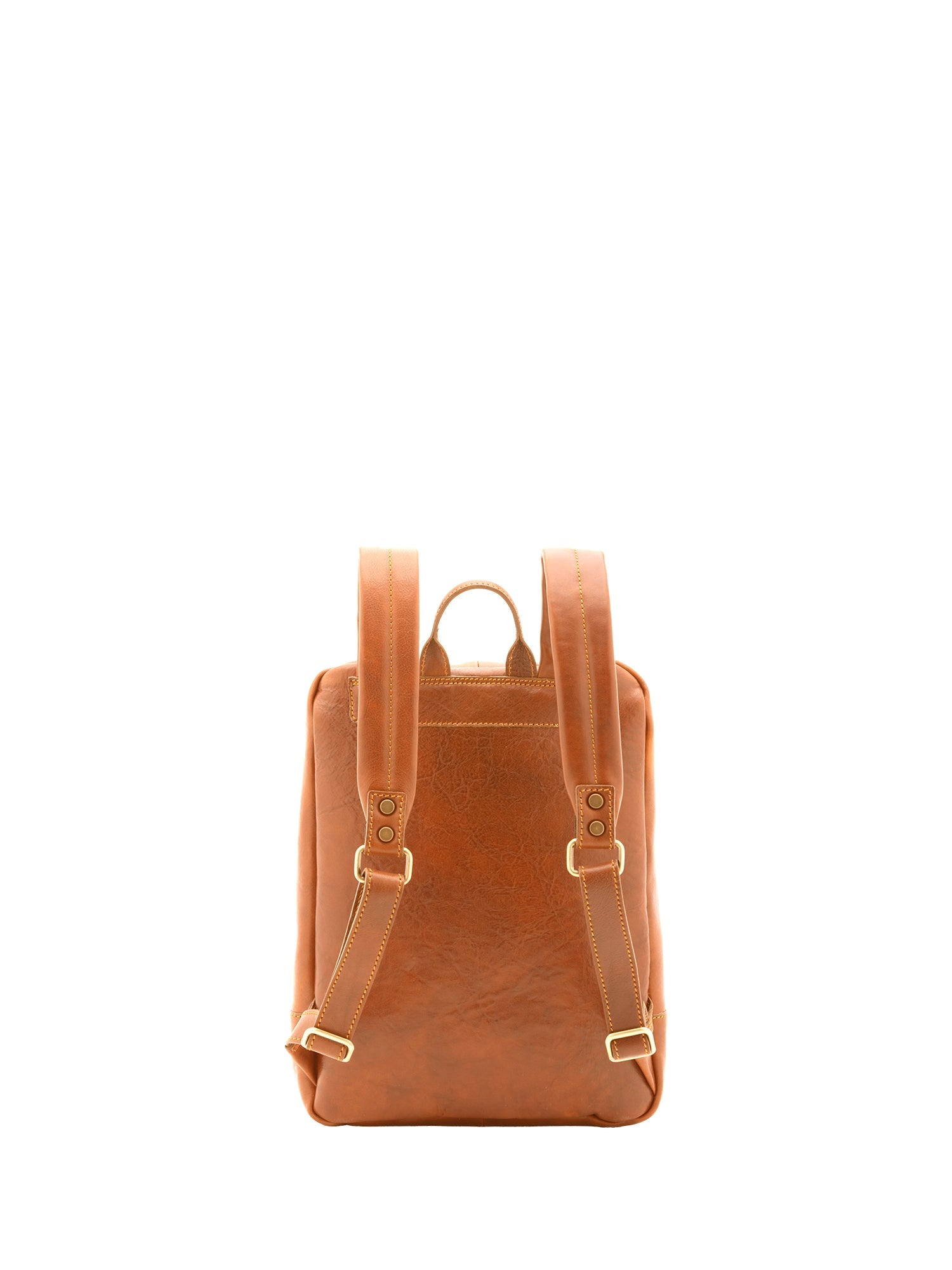 Zaino in vera pelle unisex 100% cotone 4316-MIELE Alessia Firenze