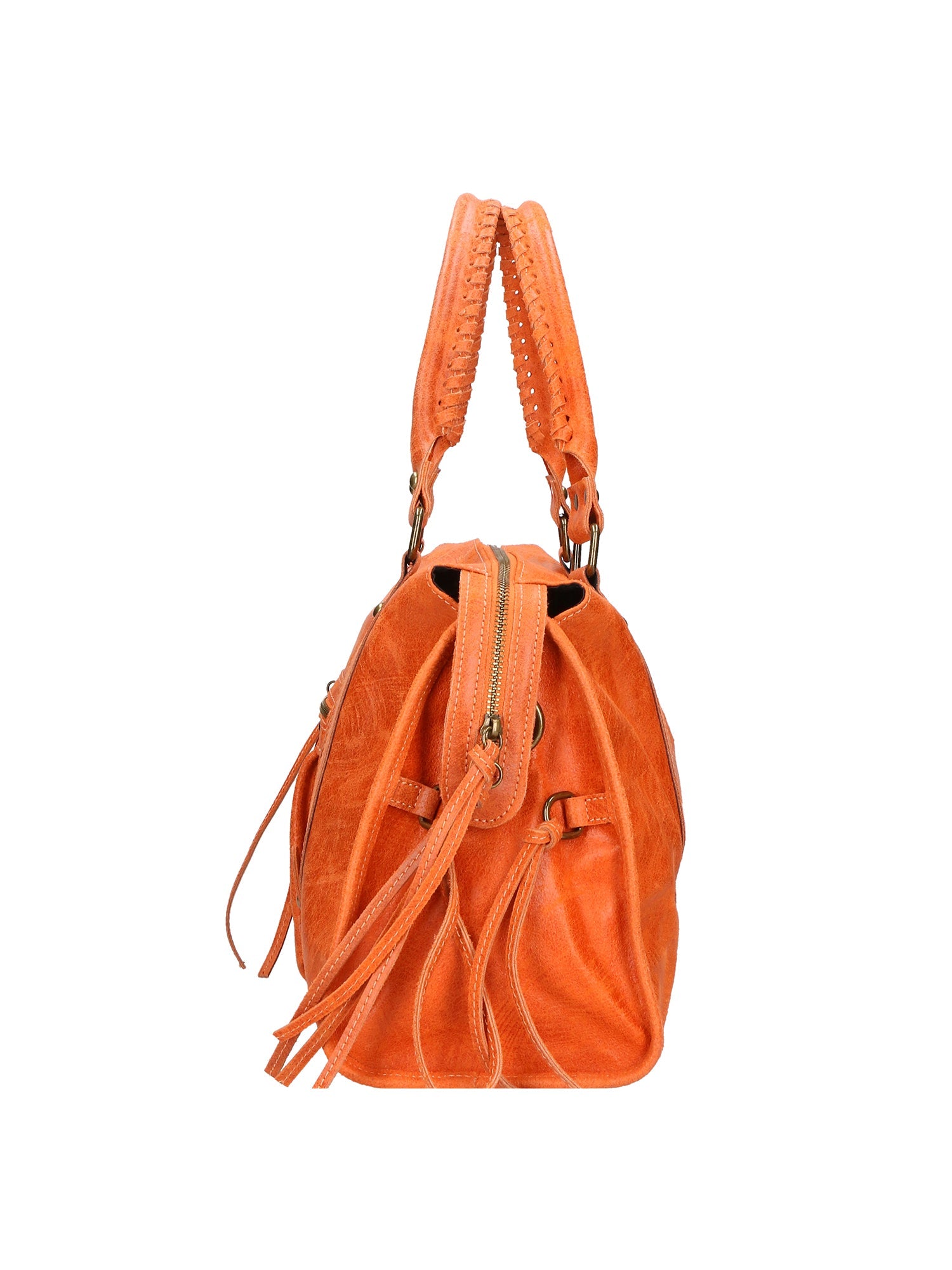 Elara Borsa a spalla da donna Vera pelle 06090-ARANCIONE Chiara Ferretti