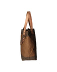 Maura Borsa a mano unisex Canvas e pelle ZG3012-FANGO TAUPE Chiara Ferretti