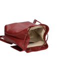 Lorentina 06855-D10 ROSSO SCURO Zaino da donna in vera pelle DARK RED Chiara Ferretti