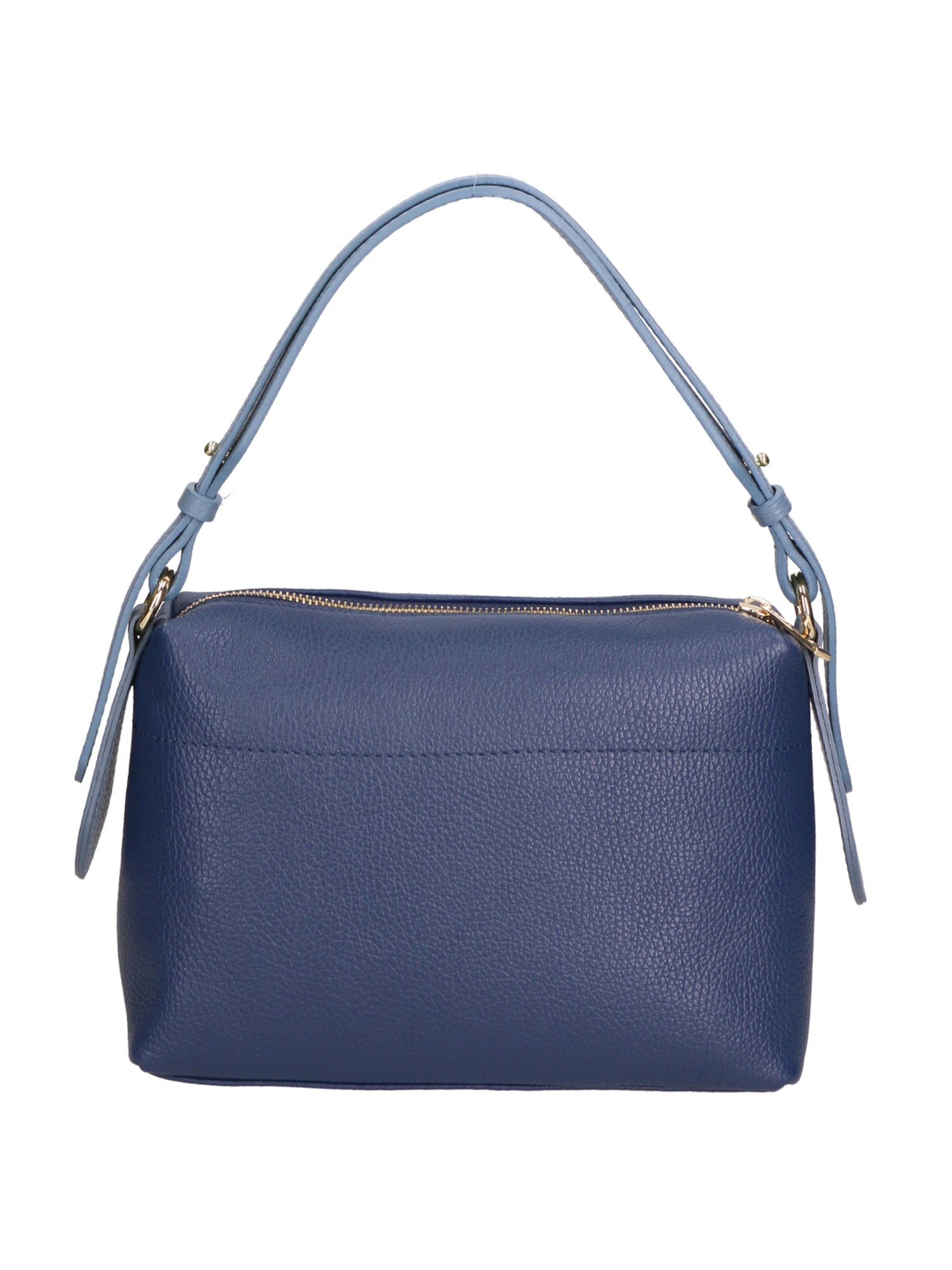 Vivienne Borsa a spalla da donna Vera pelle 06674-D24 BLU + D41 C.ZUCC. Chiara Ferretti