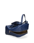 Edera Ultra Zaino donna in vera pelle 70% Cotone 7709-BLU JEANS Chiara Ferretti