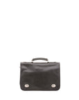 Borsa a mano unisex in vera pelle Made in Italy 4512-NERO Alessia Firenze