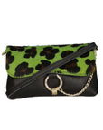 Alda Damen-Clutch aus echtem Leder, hergestellt in Italien, 10 x 18 x 5 cm