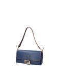 Wally Borsa a spalla da donna Vera pelle 06869-D24 BLU Chiara Ferretti
