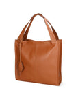Seraphina Ultra Borsa a spalla da donna Vera pelle 3311-D17 CUOIO SCURO DARK COGNAC Chiara Ferretti