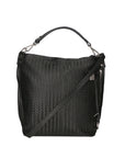 Elga Borsa a spalla da donna Vera pelle 80051-NERO Chiara Ferretti