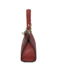 Noel Borsa a mano da donna Vera pelle 04265-D10 ROSSO SCURO DARK RED Chiara Ferretti