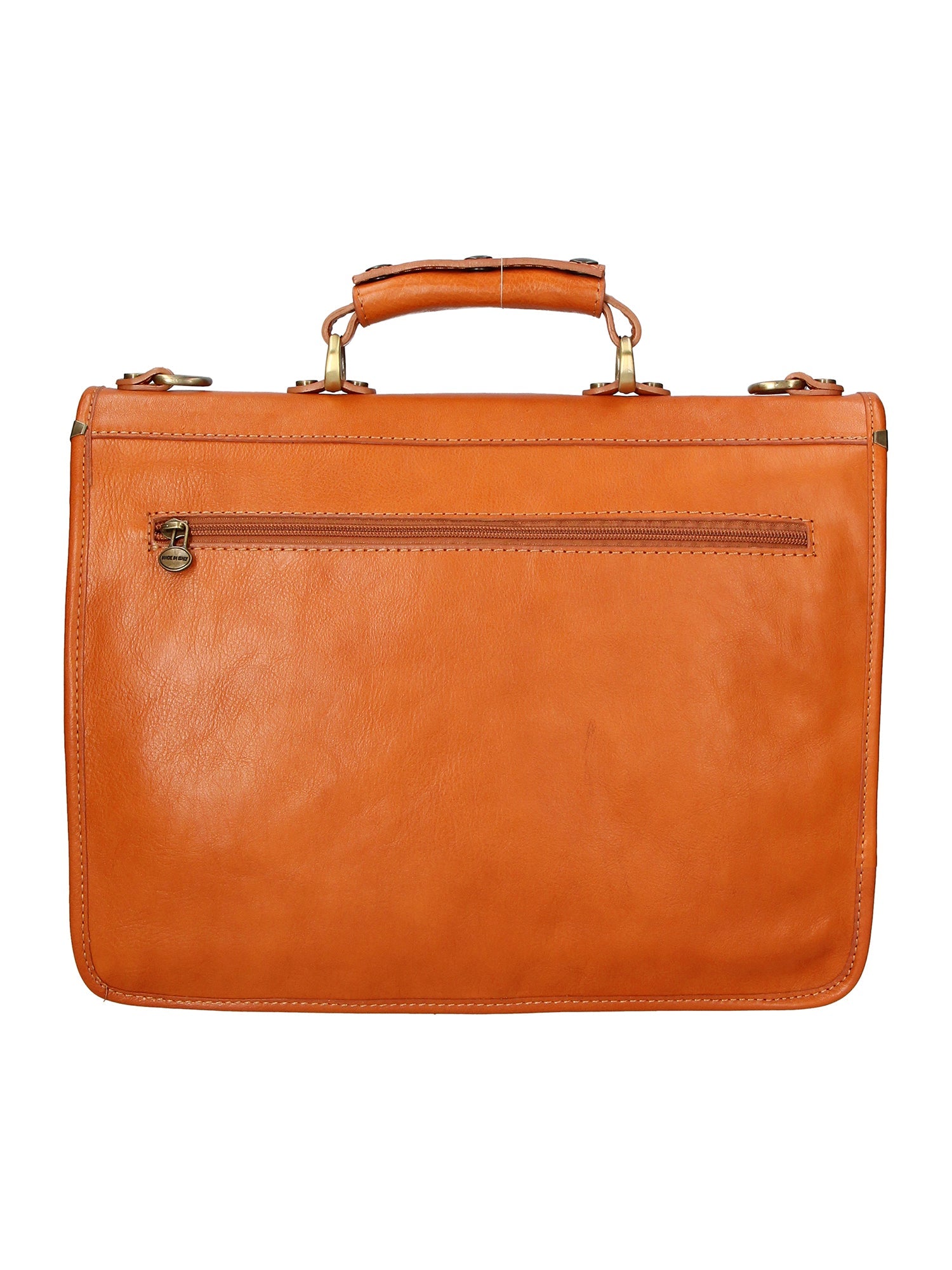 Matilde Borsa da lavoro uomo 100% pelle 9124-CUOIO COGNAC Chiara Ferretti