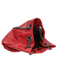 Cora Borsa a spalla da donna Vera pelle 1131-ROSSO SCURO Chiara Ferretti