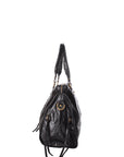 Novara Borsa a spalla da donna Vera pelle 06090 LM-L022 NERO Chiara Ferretti