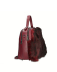 Aponia Borsa a mano da donna Vera pelle 8473-BORDO Chiara Ferretti