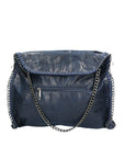 Willelmina Borsa a spalla da donna 100% PU Leather N-9606-BLU Chiara Ferretti