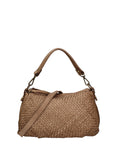 Novella Borsa a spalla da donna Vera pelle 7800-TAUPE Chiara Ferretti