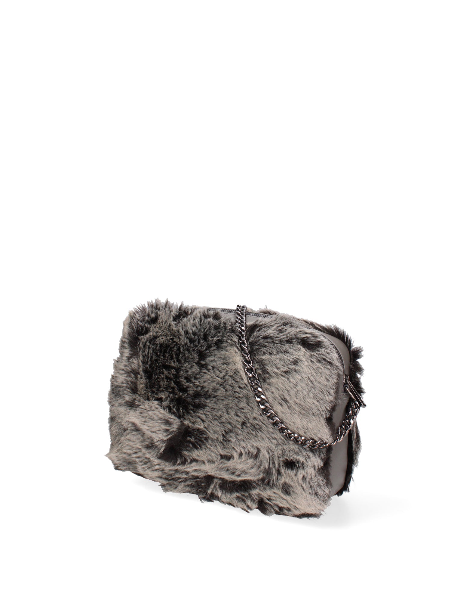 Ambre Borsa a spalla donna Vera pelle 8489-GRIGIO Chiara Ferretti