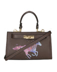 Noel Borsa a mano da donna Vera pelle 04265-D23 T.MORO DARK BROWN Chiara Ferretti