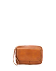 Pochette da donna in vera pelle Made in Italy 4414-MIELE Alessia Firenze