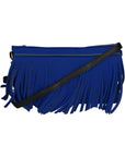 Oxsana Borsa a spalla da donna Neoprene 1311-BLU DARK BLUE Chiara Ferretti