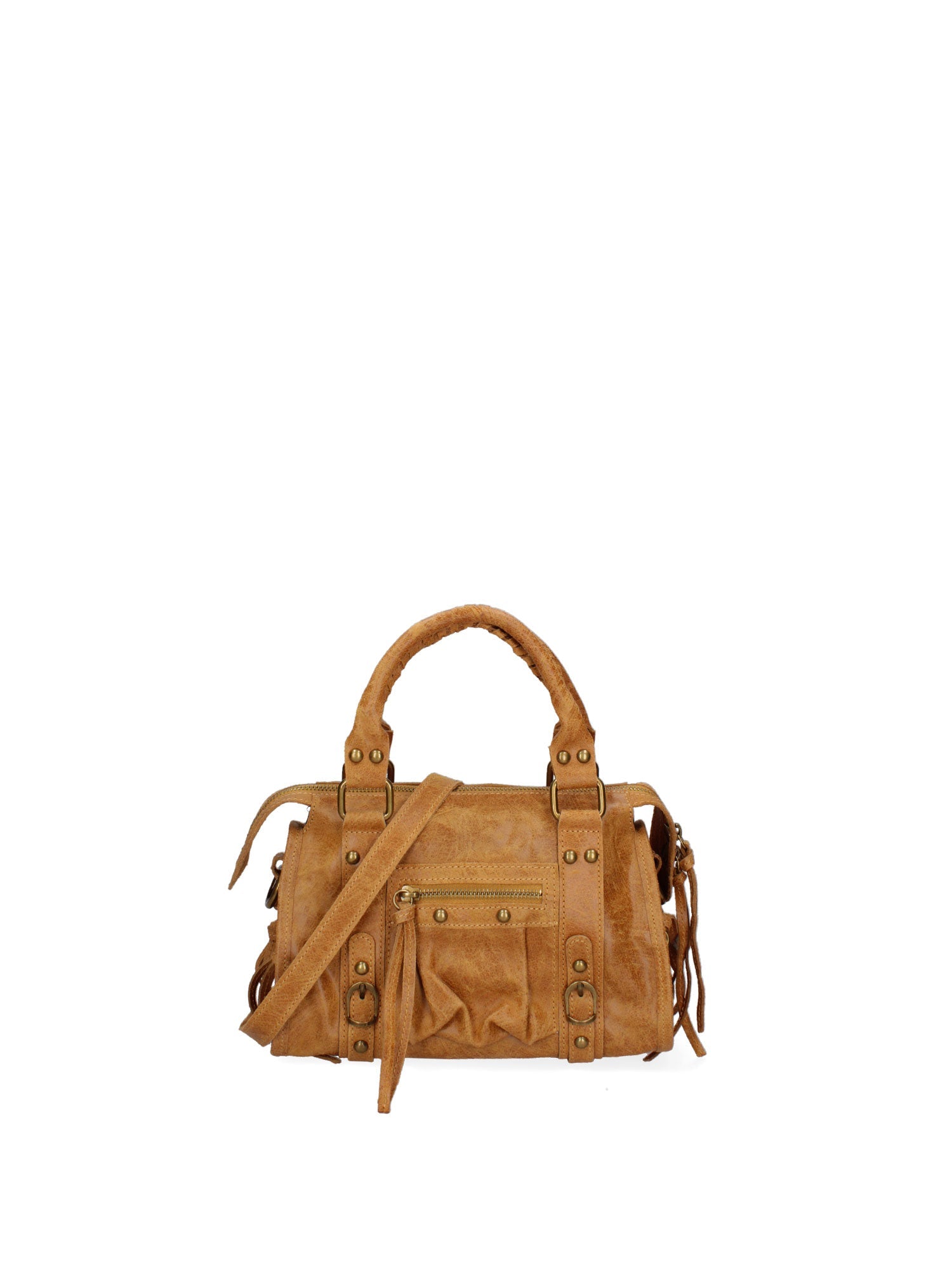 Erisia Borsa a spalla da donna Vera pelle 06091-005 CUOIO CHIARO Chiara Ferretti