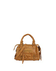 Erisia Borsa a spalla da donna Vera pelle 06091-005 CUOIO CHIARO Chiara Ferretti