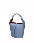 Seraphina Plus Borsa a secchiello da donna Vera pelle 6549-CIELO Chiara Ferretti