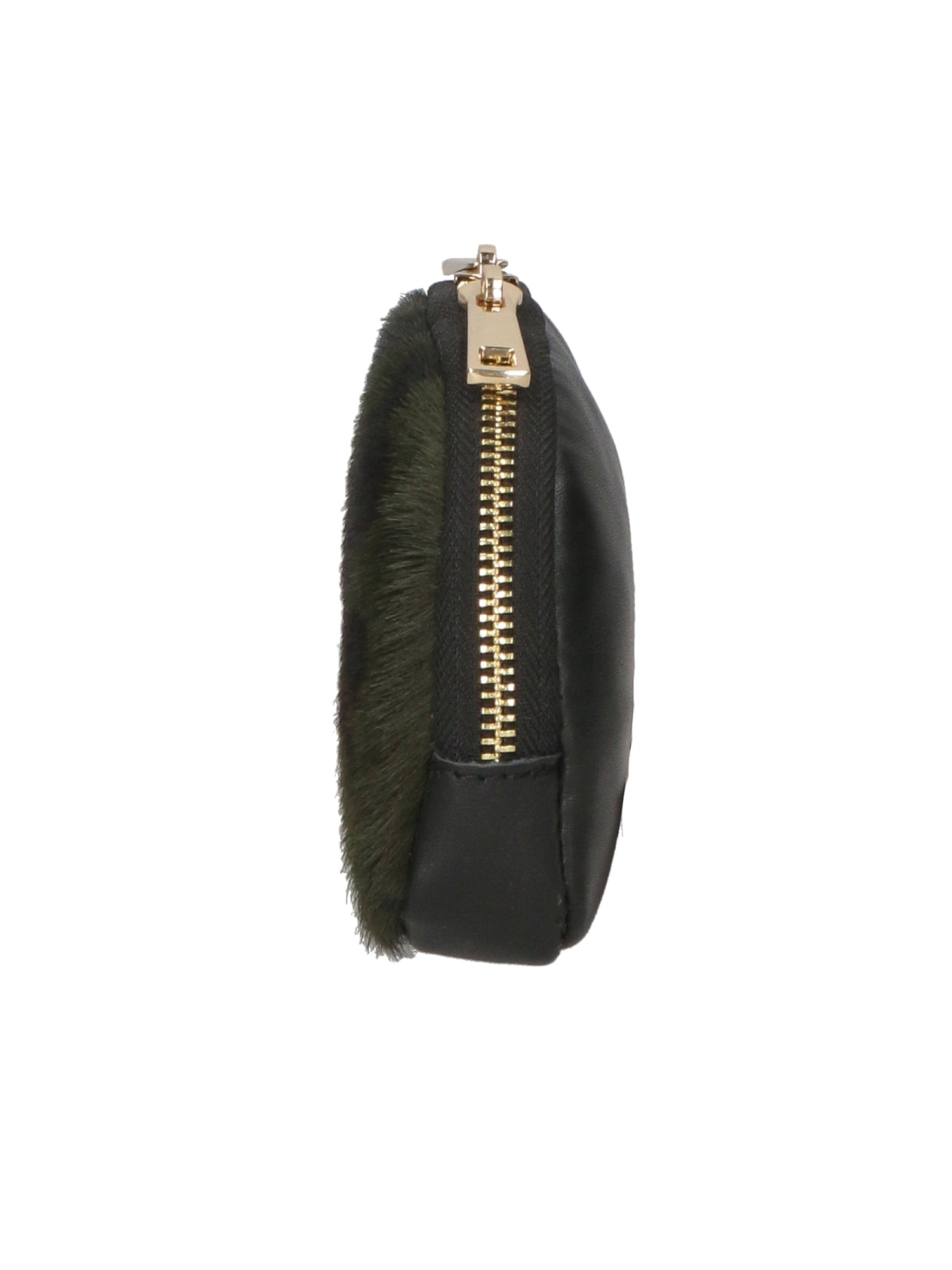 Rachele Pochette donna vera pelle Zip 02535-MACULATO MILITARE Chiara Ferretti
