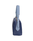 Vivienne Borsa a spalla da donna Vera pelle 06674-D24 BLU + D41 C.ZUCC. Chiara Ferretti