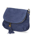 Emanuela Borsa a tracolla da donna Vera pelle 80057-012 BLU JEANS Chiara Ferretti