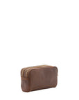 Pochette unisex in vera pelle Made in Italy 4401-TESTA DI MORO Alessia Firenze