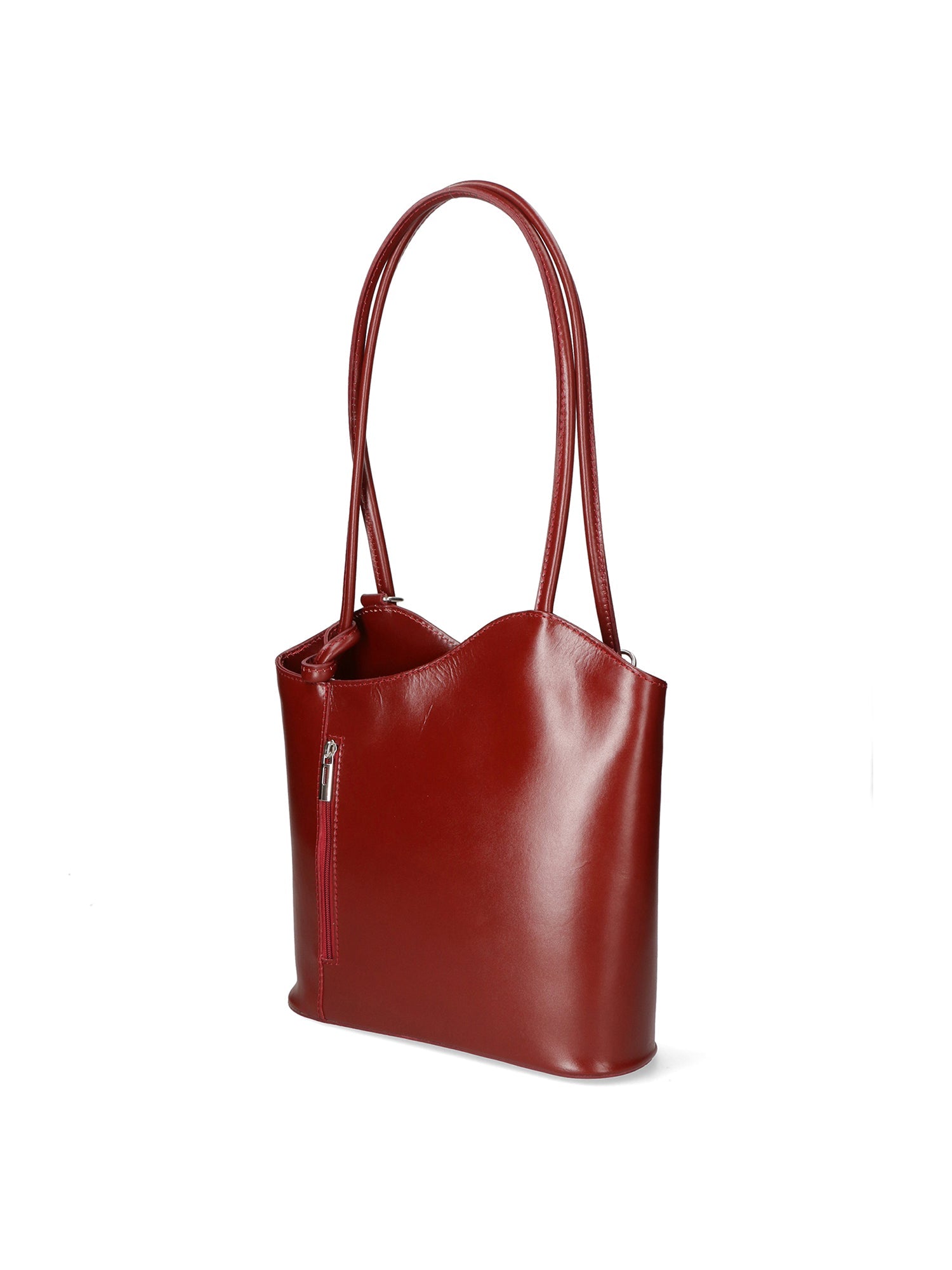 Fabiola Borsa a spalla da donna 100% pelle 9039-ROSSO RED Chiara Ferretti