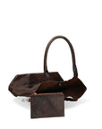 Brunella Borsa a mano da donna 100% pelle 524807-D23 T.MORO Chiara Ferretti