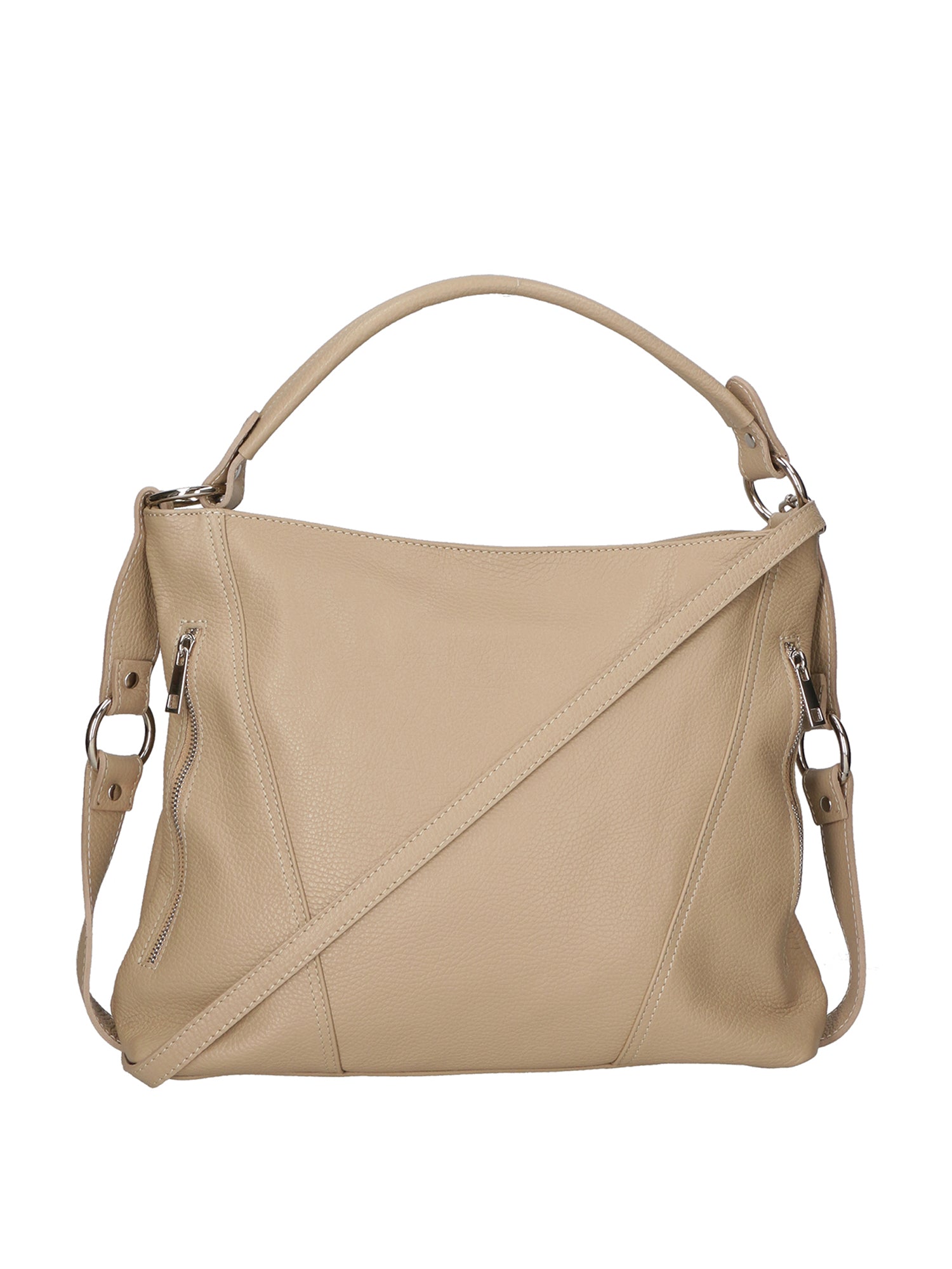 Emily Borsa a spalla da donna Vera pelle 80064-D11 TAUPE SCURO DARK TAUPE Chiara Ferretti