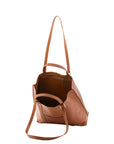 Borsa a spalla unisex in vera pelle Made in Italy 4610-MIELE Alessia Firenze
