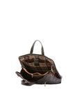 Borsa a mano unisex in vera pelle 100% cotone 4453-NERO Alessia Firenze
