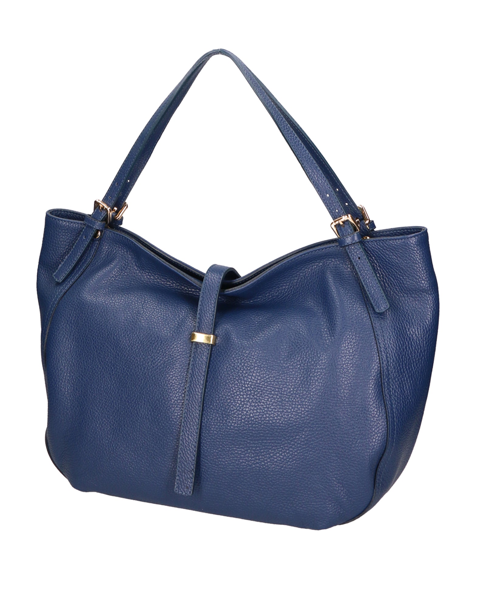 Sirma Borsa a mano da donna Vera pelle 06518-D24 BLU JEANS Chiara Ferretti