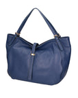 Sirma Borsa a mano da donna Vera pelle 06518-D24 BLU JEANS Chiara Ferretti
