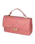 Vita Damen-Schultertasche aus echtem Leder, hergestellt in Italien, 16 x 28 x 8 cm