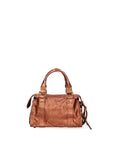 Damen-Schultertasche aus echtem Leder, hergestellt in Italien, 25 x 15 x 10 cm