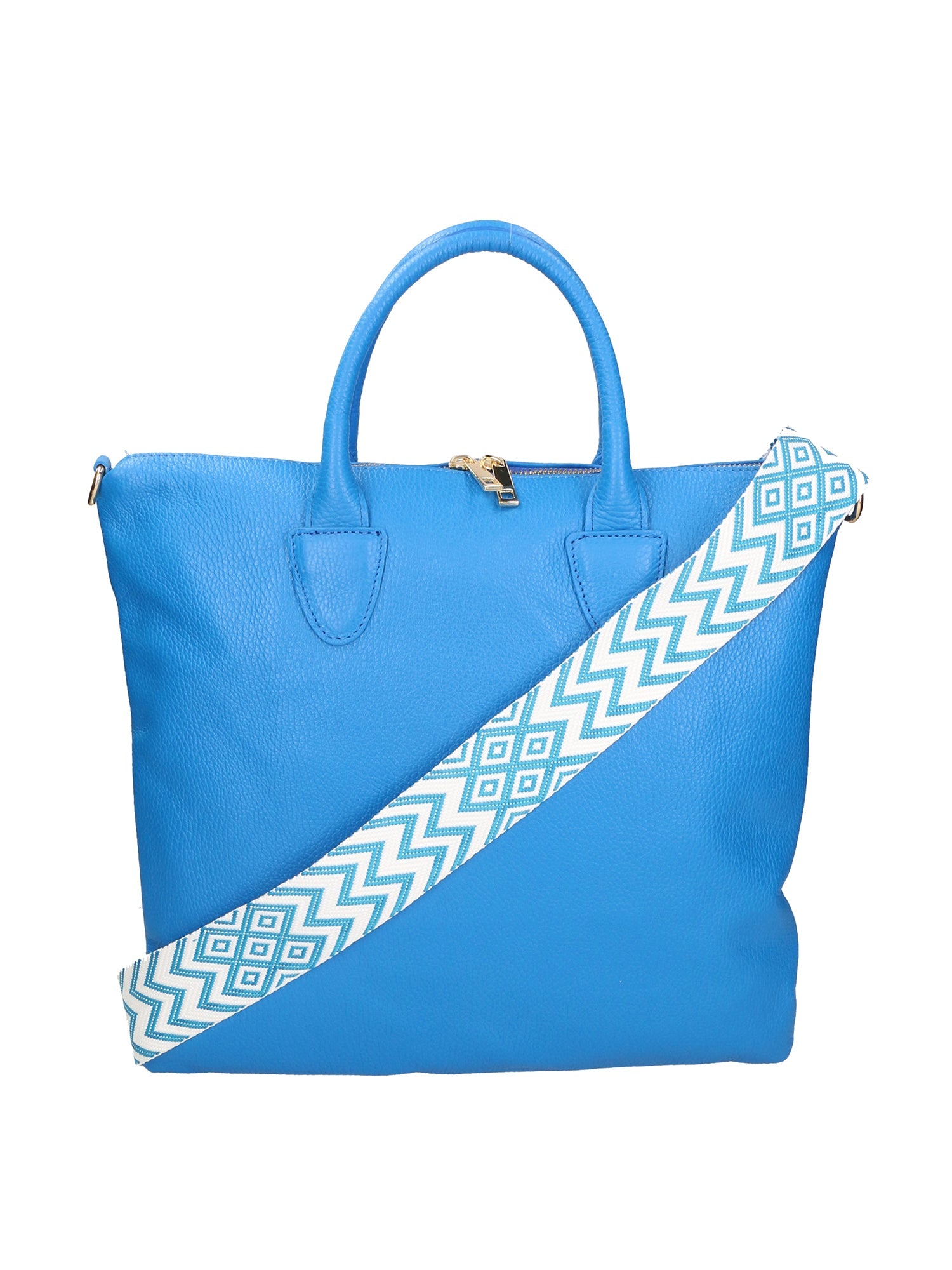 Ginny Borsa a spalla da donna Vera pelle 05981-D222 BLU ASTER Chiara Ferretti