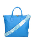 Ginny Borsa a spalla da donna Vera pelle 05981-D222 BLU ASTER Chiara Ferretti
