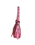 Gloria Damenhandtasche aus echtem Leder, hergestellt in Italien, 12 x 25 x 6 cm