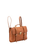 Zaino in vera pelle unisex 100% cotone 4431-MIELE Alessia Firenze
