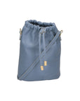 Angela Damen-Hobo-Tasche aus echtem Leder, hergestellt in Italien, 20 x 16 x 7 cm