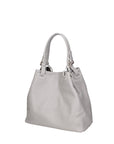 Damen-Schultertasche aus echtem Leder, hergestellt in Italien, 29 x 32 x 17 cm