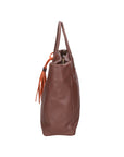 Verdiana Borsa a mano da donna Vera Pelle 06505-D223 cioccolato Chiara Ferretti