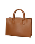 Lodovica Damenhandtasche aus echtem Leder, hergestellt in Italien, 22 x 32 x 13 cm