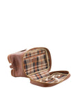 Pochette unisex in vera pelle Made in Italy 4424-MARRONE Alessia Firenze
