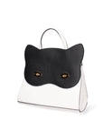 Arancia Borsa a mano da donna 100% pelle 8969-BIANCO+NERO Chiara Ferretti